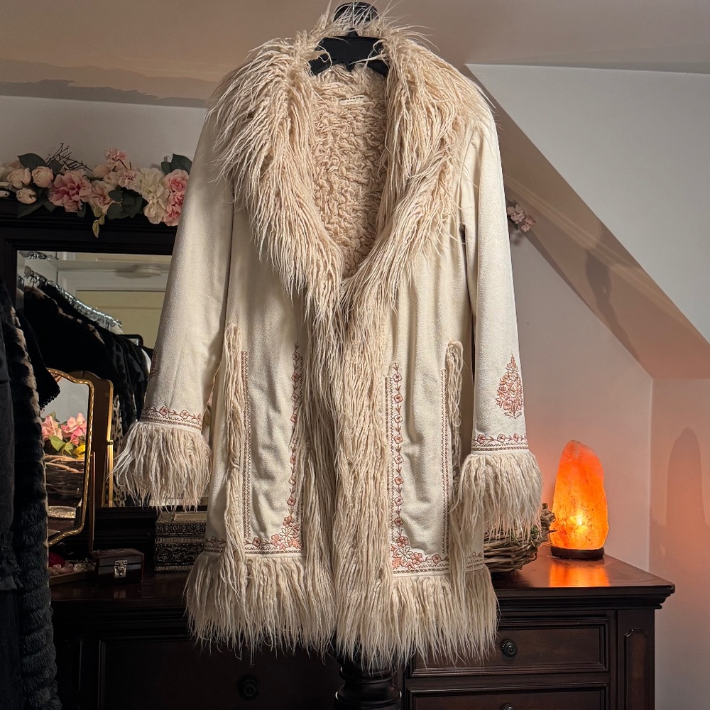 Spell & The Gypsy Collective Joplin Shearling / Penny Lane Jacket S/M